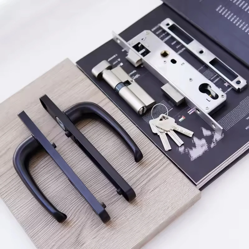 Factory Selling Popular Customized Size Color Stainless Steel Security Mortise Door Locks Aluminum Door Handle