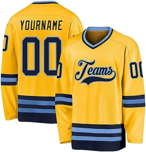 Custom Sublimated Professional Hockey Jersey Uniform 100% Polyester Quick Dry Wholesale Blank Ice Hockey Wear Jerseys