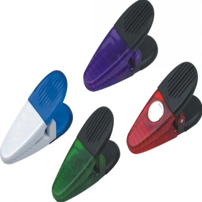 Universal Custom Magnetic Refrigerator Clip of Paper Powerful Office Plastic Magnets Fridge Clip