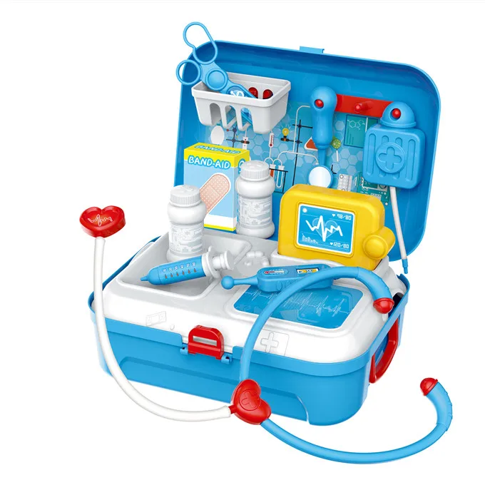 Boy and girls pretend play DIY engineering set with  color dough children backpack series