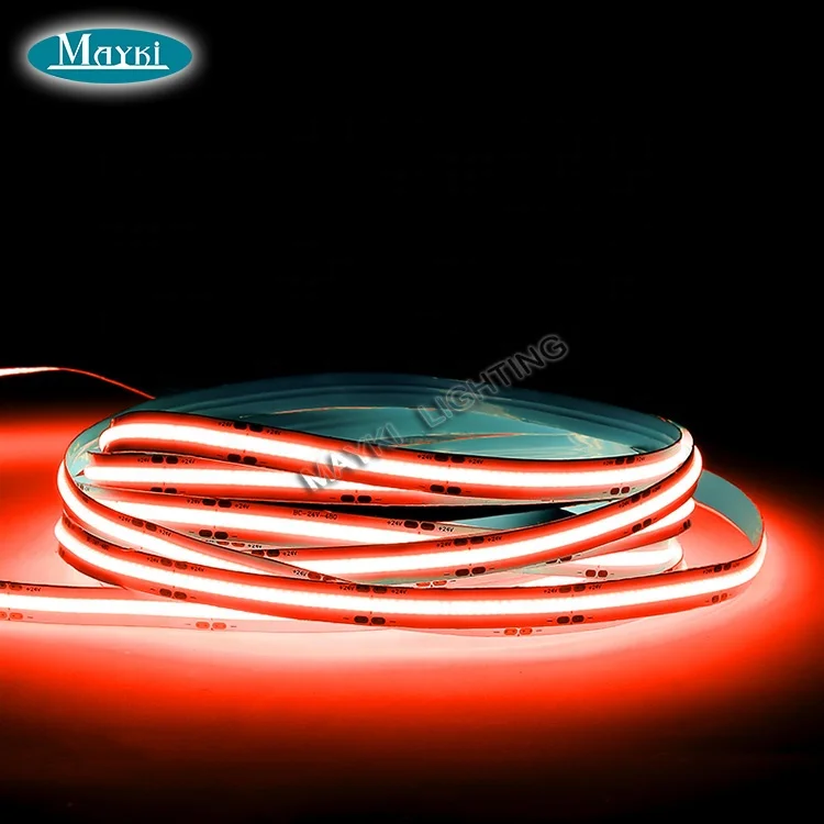 DC24V 12V Color Change RGBW 4200 Chips 16.4Ft Flexible COB LED Strip Lights