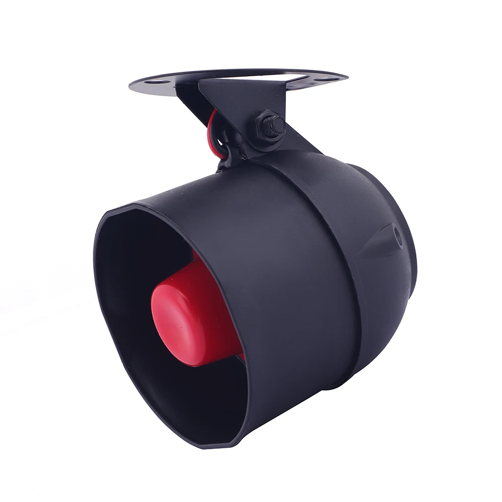 FUZZY WOOF Alarm Siren Horn Outdoor With Bracket For Home Security Protection System Alarm Systems DC 12V loudly sound siren