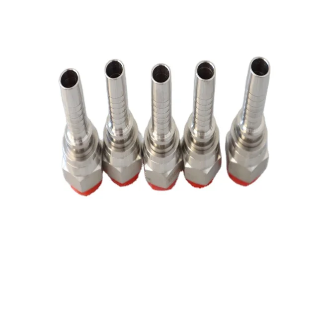 High Quality Power Transmission Hydraulic Parts Carbon Steel Stainless Steel Hydraulic Hose Crimp Fittings