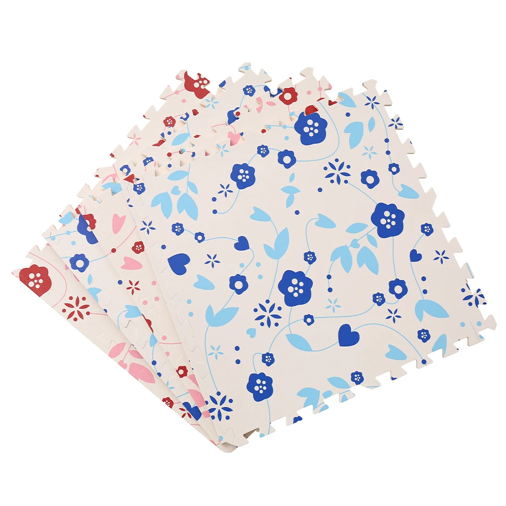 30cm 60cm thickness 1.2cm waterproof baby play floor tatami eva foam Color printed puzzle mat for kids soft eva