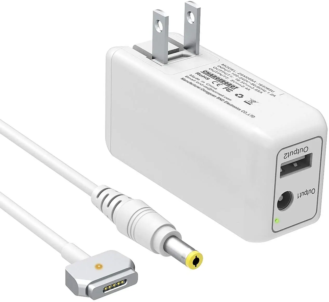 Мини-зарядное устройство 45 Вт/60 Вт для MacBook Pro, 13 дюймов, Сетчатка, замена для 60 Вт, Магнитный адаптер питания 2