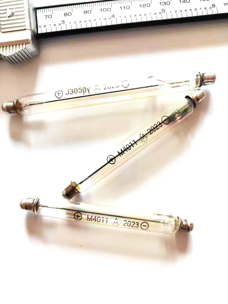 Geiger Counter tube J305 Glass GM tube Geiger tube Gamma Beta Radioactive detection Nuclear Radiation detector sensor