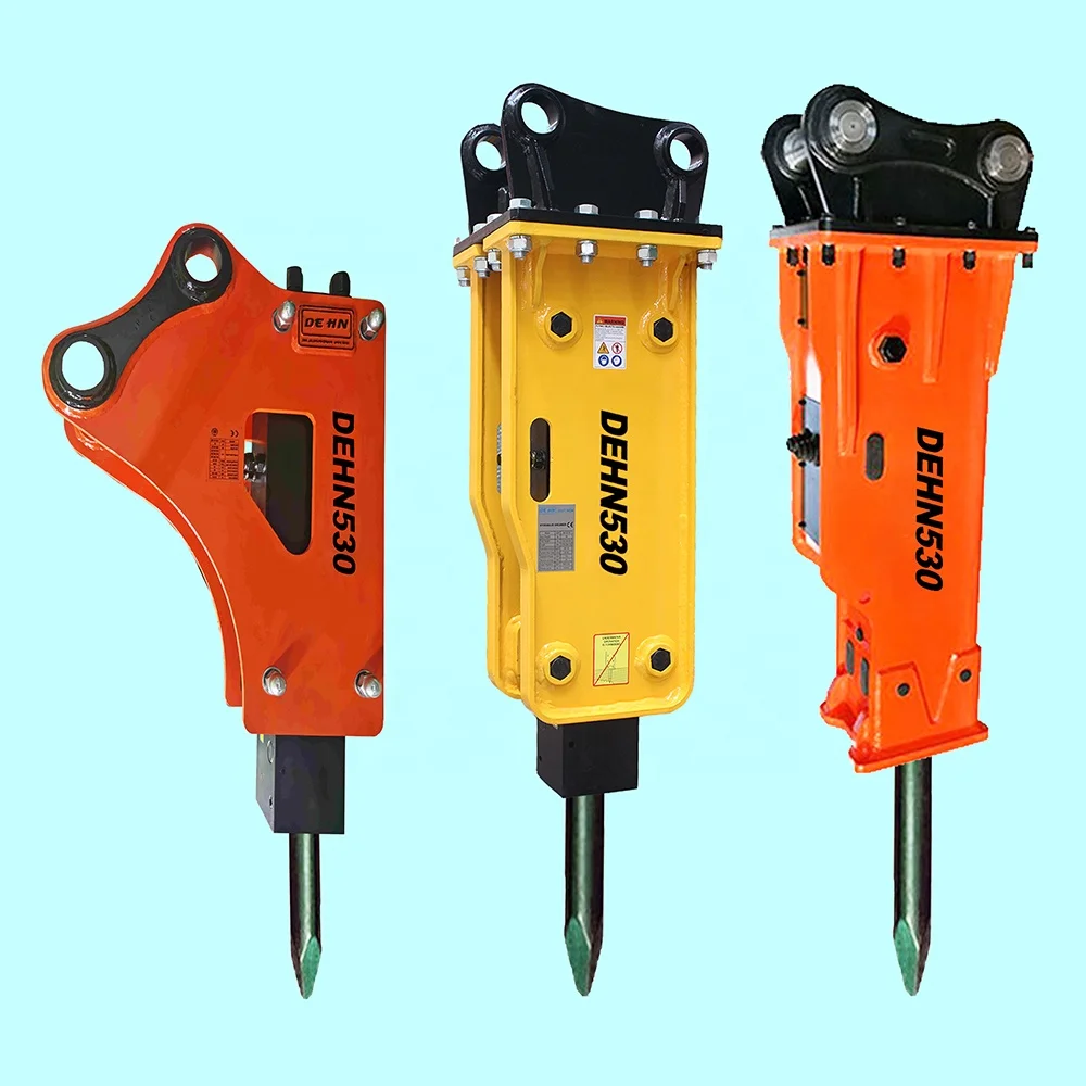 Yantai Factory Price Korean Sb60 125mm Chisel Spare Parts Hydraulic Breaker For Excavator