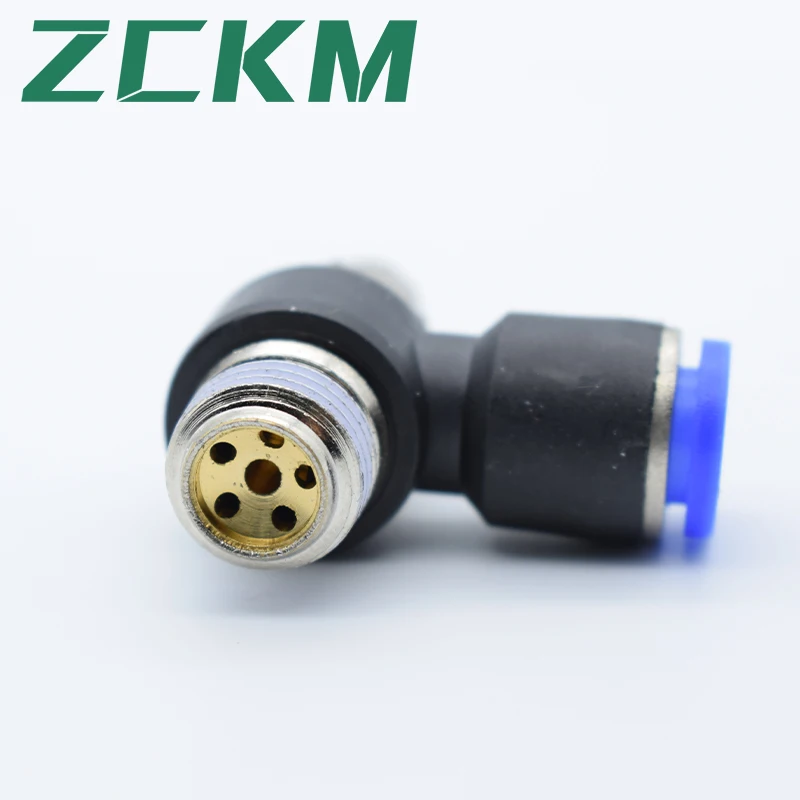 Brass with plastic material  pneumatic connector types Pneumatic  Elbow 90 Degree SL Control Valve