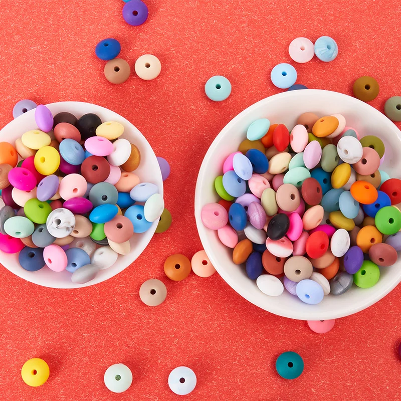 eco friendly products 2024 silicone beads manufacturers bpa free silicone beads pacifiers clip chain for sale