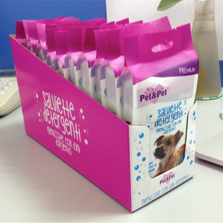 Customized Spunlace Material Hygiene Organic Dog Cat Paw Ear Eye Tooth Clean Grooming Pets Dog Cleaning Wet Wipes