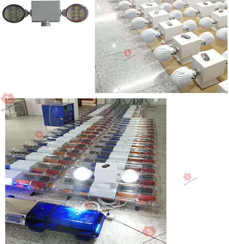 Car Roof Mounted 1.8 meter 2*200W or 4*200w Flood LED Light Tower spotlight light tower