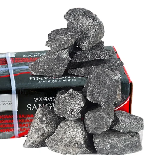 Factory wholesale high quality 16kg sauna volcanic stones sauna stones for heating sauna heater