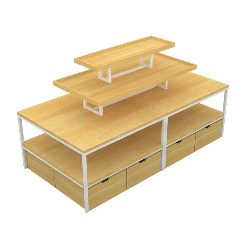 High End Home Furniture Textile Display Rack Stand Shelf For Supermarket