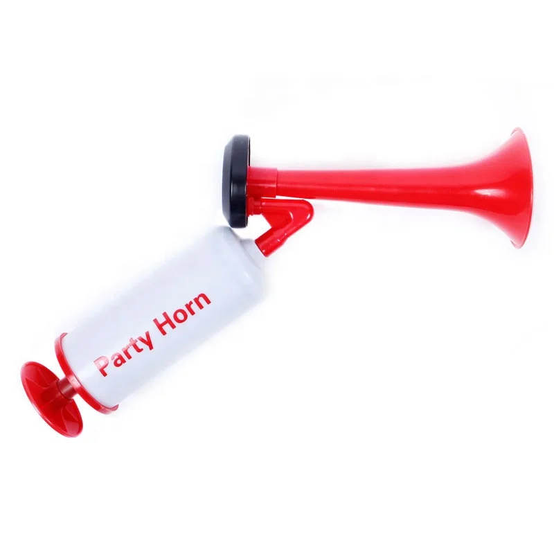 Plastic Pump Trumpet Toy Air Horn for Sport Warning Cheering