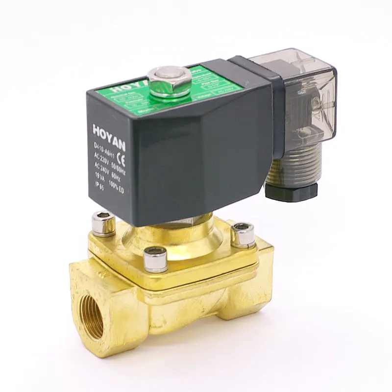 PU-10  3/8in NC  2W  direct acting  110V 220V  AC 24V 12V DC solenoid valve