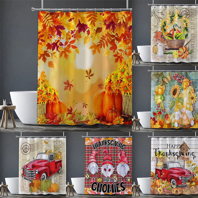 Custom Brand Kids Children 3d Shower Curtain 4pcs Cartoon Stitch Angel Bathroom Shower Curtain Set