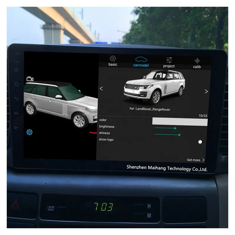 360 panoramic function Android radio 4 HD input camera 2+32G 8-core 2.0GHz Phonelink Sound Effects Stereo car video