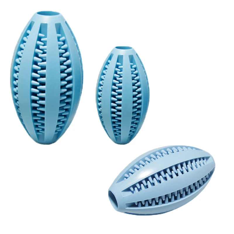 Hot Sale Rugby TPR Dog Squeak Ball Haustierspielzeug Dog Chew Toy Pet Interactive Toy Dog Teething Toys Footballs