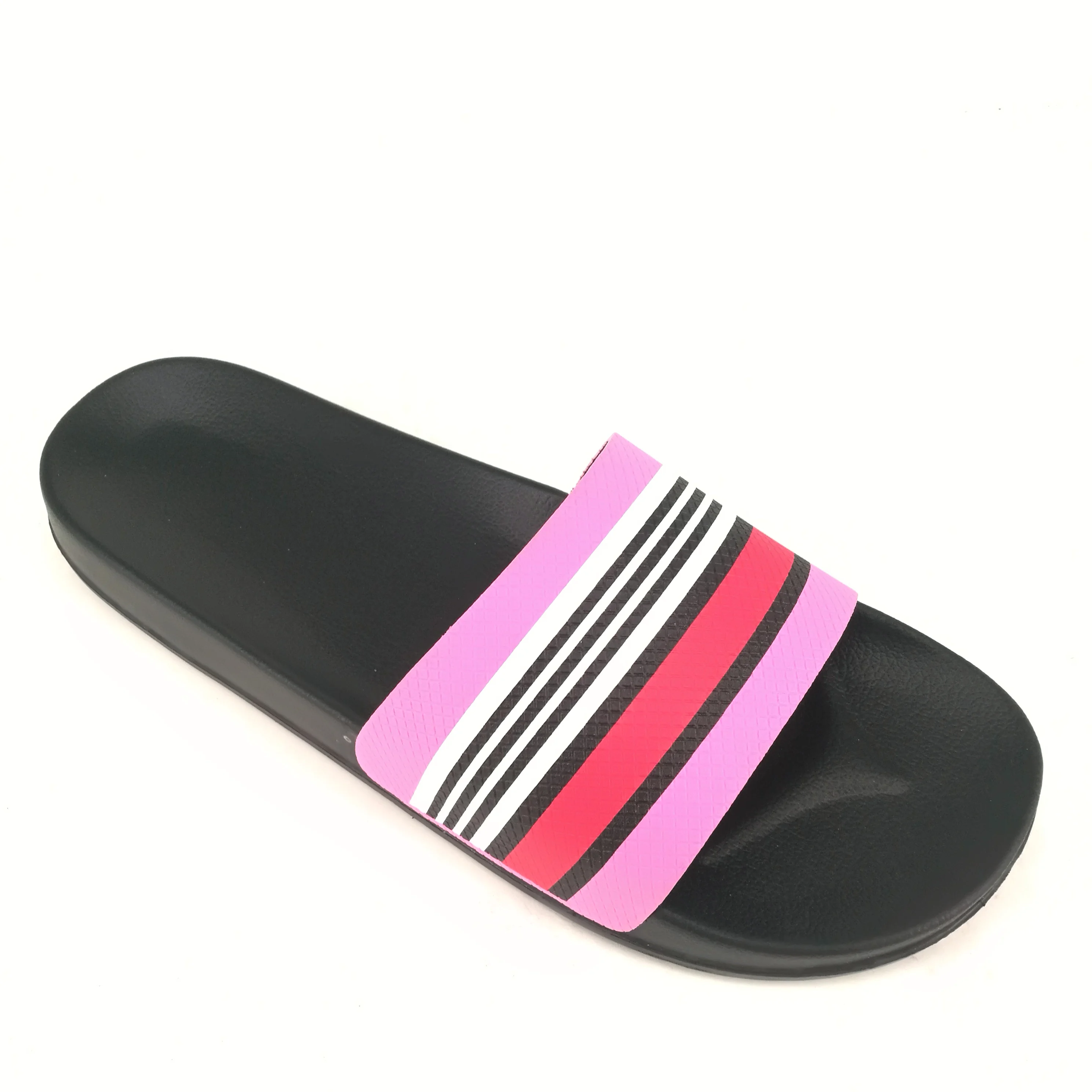
colorful Rubber upper outdoor men slide slippers 