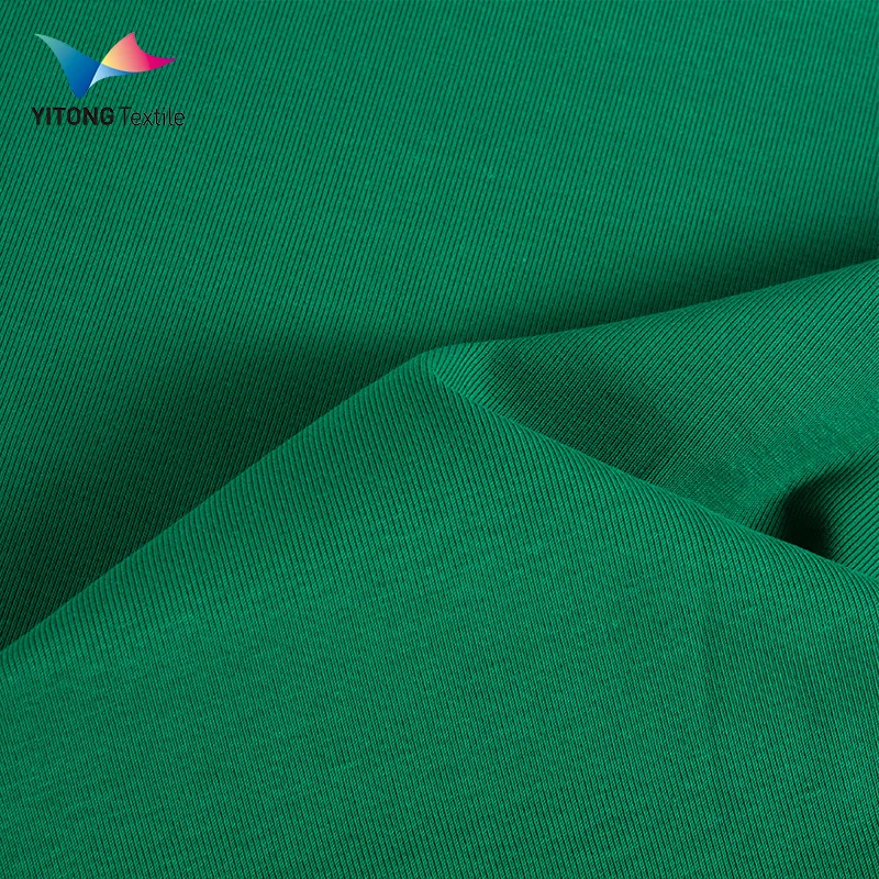 Textile Supplier 200 gsm Rib Knit Fabric Cotton Spandex 92% Cotton 8% Spandex Fabric for Loungewear