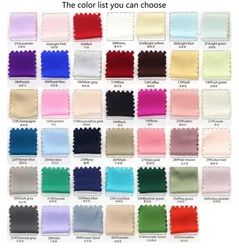 High Quality Silk Pillow Case Gift Set Wine Red Pattern