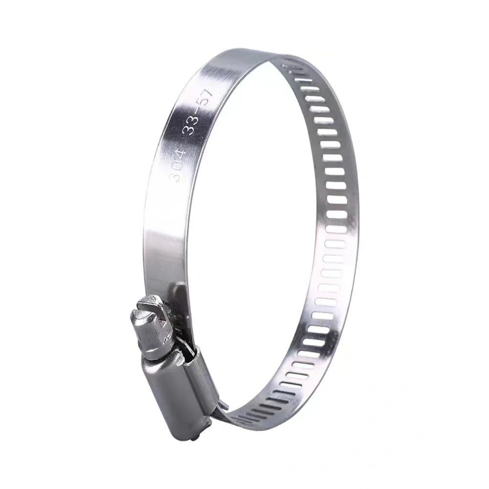Hose clamp custom sizes types american of hose clip hydraulic heavy duty stainless steel hose clamp