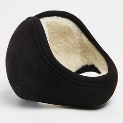 Хит продаж, бархатные Наушники унисекс, теплые замшевые складные теплые наушники из искусственного меха, зимние