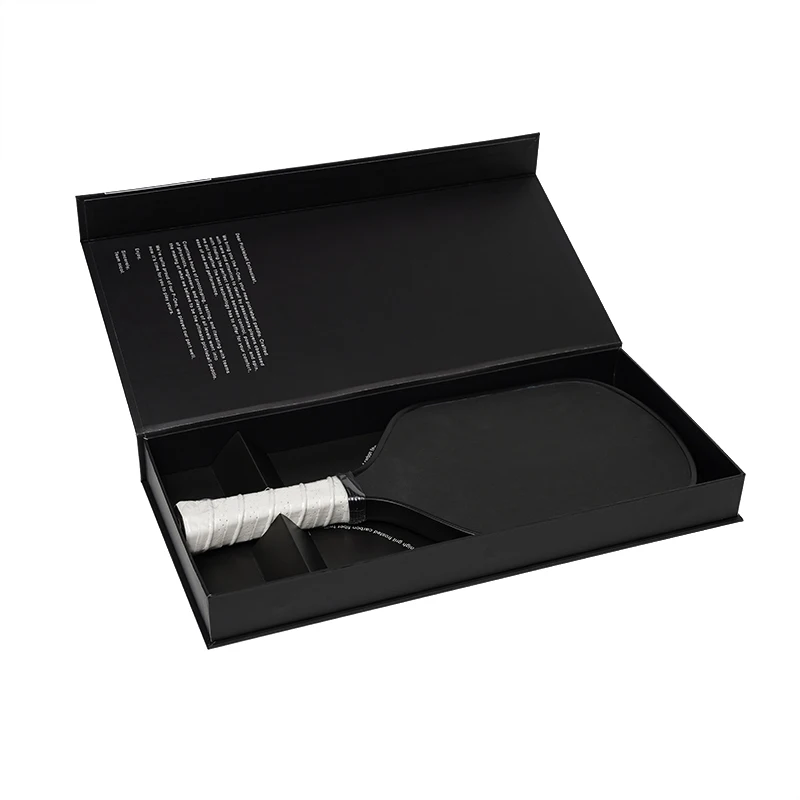 Wholesales Custom Luxury  Rigid Cardboard Pickleball Paddle Set Packaging Beach Tennis Padell Racket Paper Gift Magnetic Box