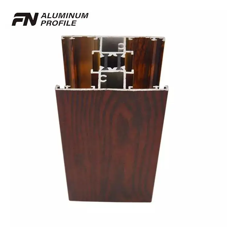 Industrial Anodizing Finish Golden Color Doors And Windows For Aluminum Extrusion Profiles