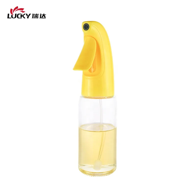 Newly Designed 220ml Kitchen Household Tool Glass Oil Sprayer Bottle Vinegar Olive Oil  Sprayer For Cooking Barbecue