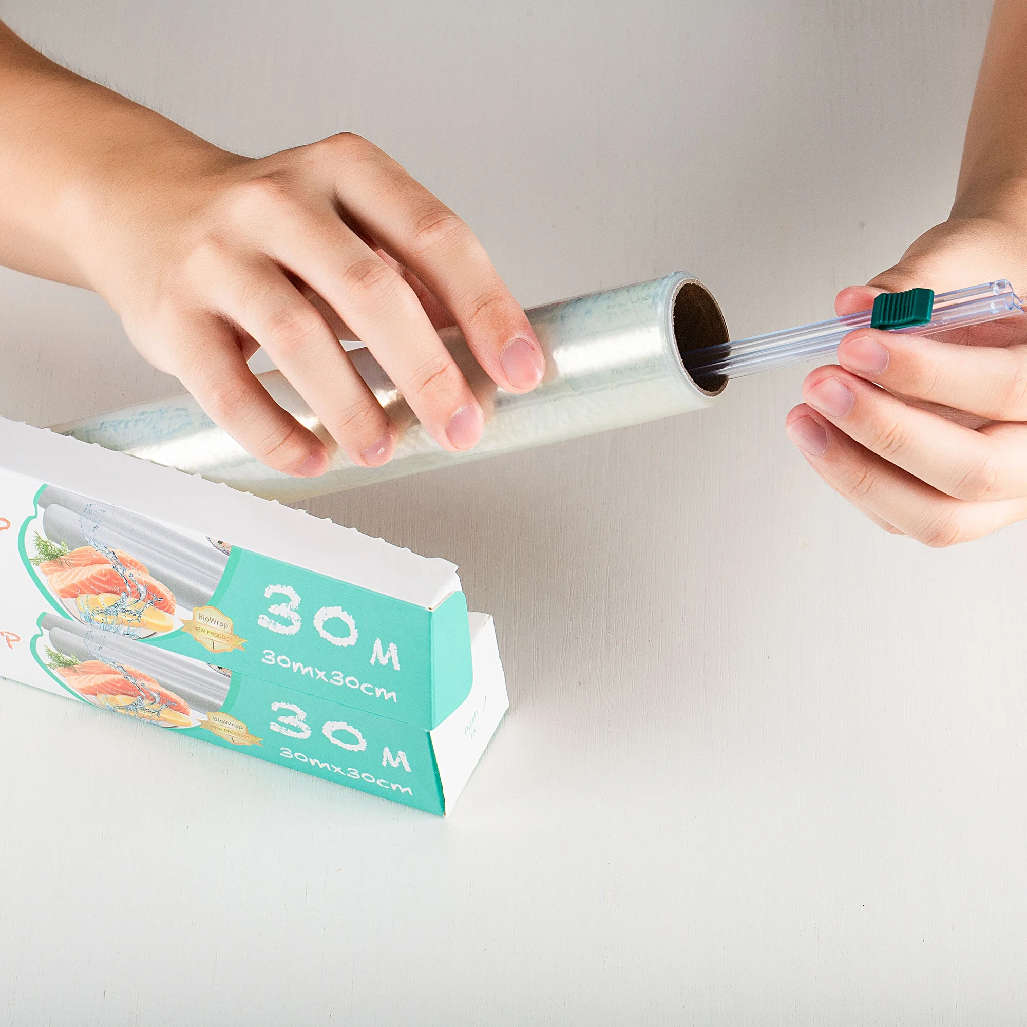 Биоразлагаемая пищевая пленка, 100% биоразлагаемая пищевая пленка, пищевая пленка класса пла, биоразлагаемая пищевая пленка, Свежая Упаковка, термоусадочная пленка