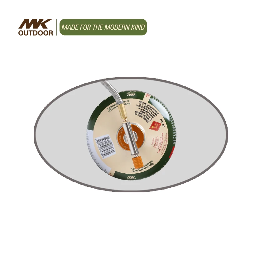 MK camping durable outdoor butane gas portable refill storage container canister camping stove butane gas cartridge