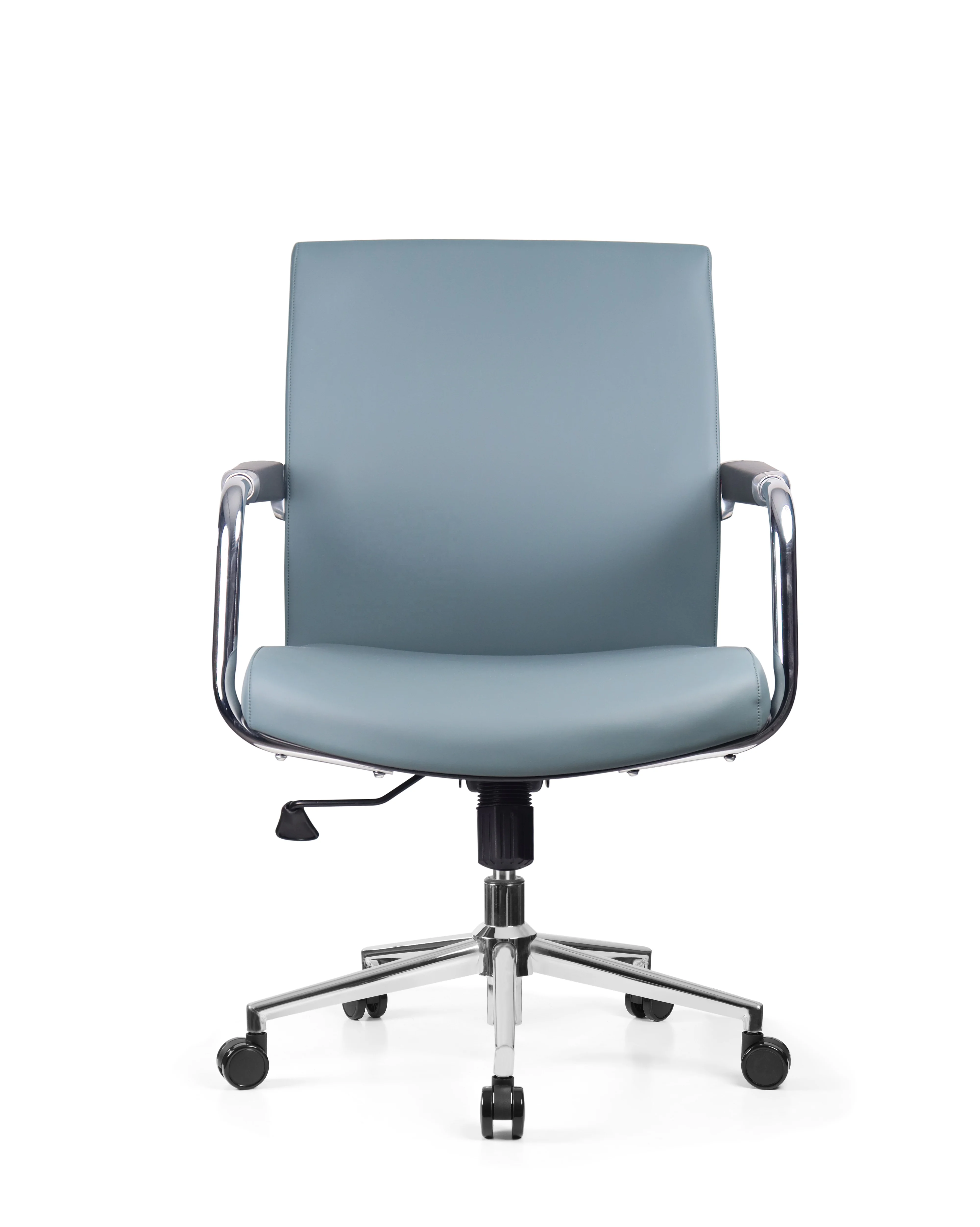 best luxury modern Executive swivel Middle Back black leather desk furniture Conference Ergonomic office Chairs