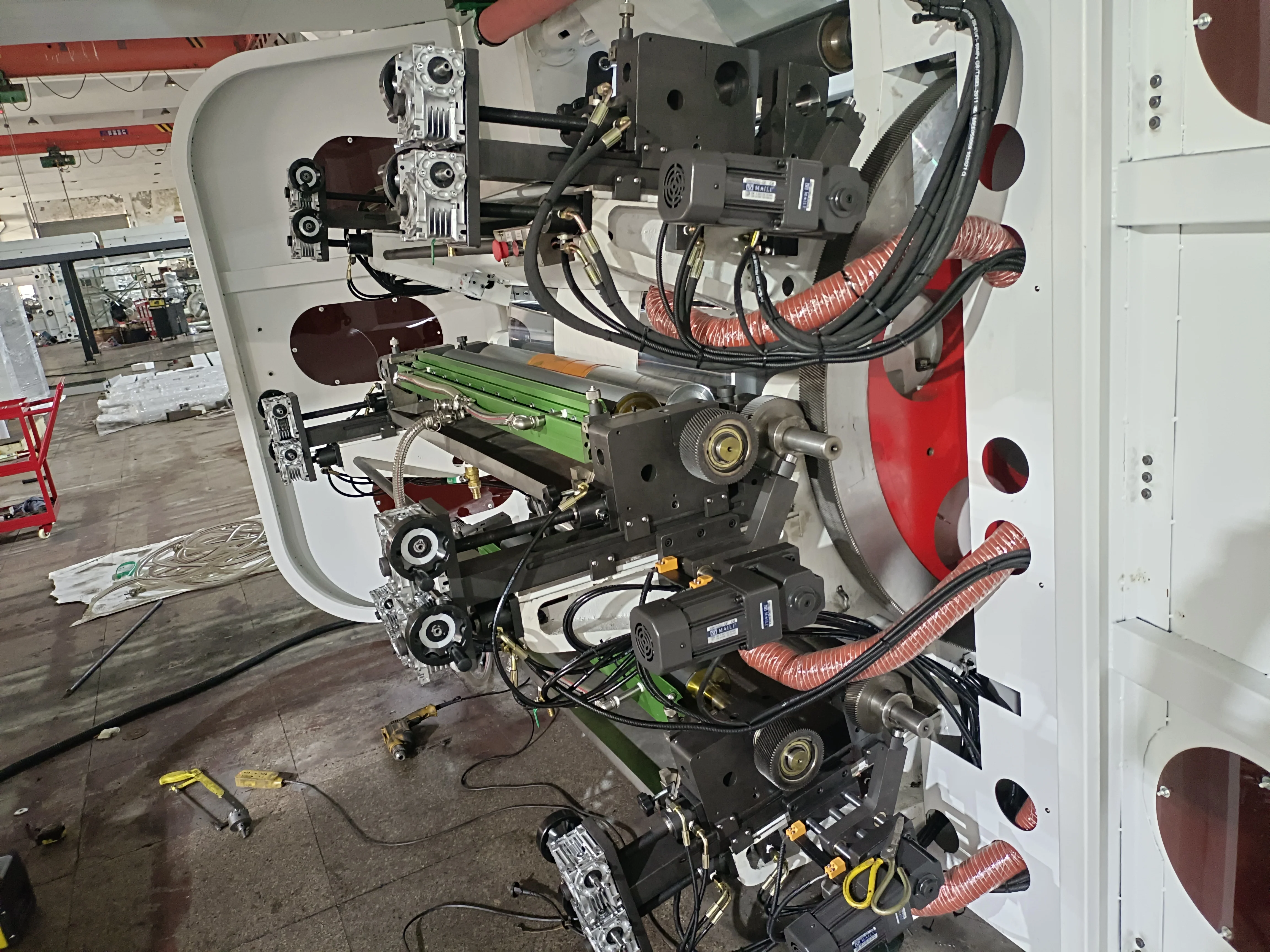 New High Speed Six Color CI Type Plastic T-Shirt Bag Flexo/Flexographic Printing Machine