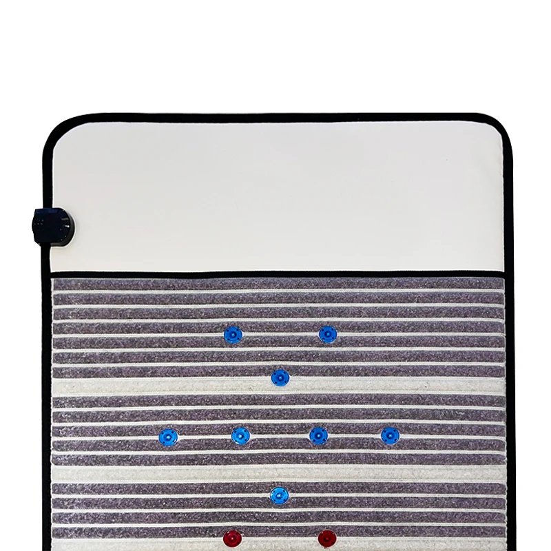 Chakra Rainbow Jade Tourmaline Mattress Price Pemf Amethyst Mat Bio Stone Thermal Mat Crystal Quartz Infrared Heating Pads