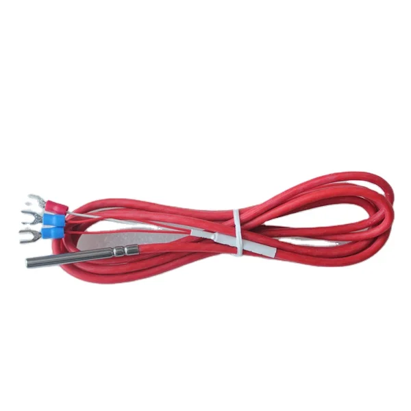 Perfect design silicon cable pt100 pt1000 temperature sensor
