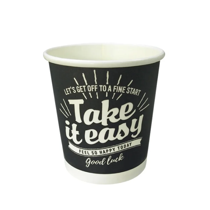
Custom logo disposable food grade take away hot paper soup cup with lid 
