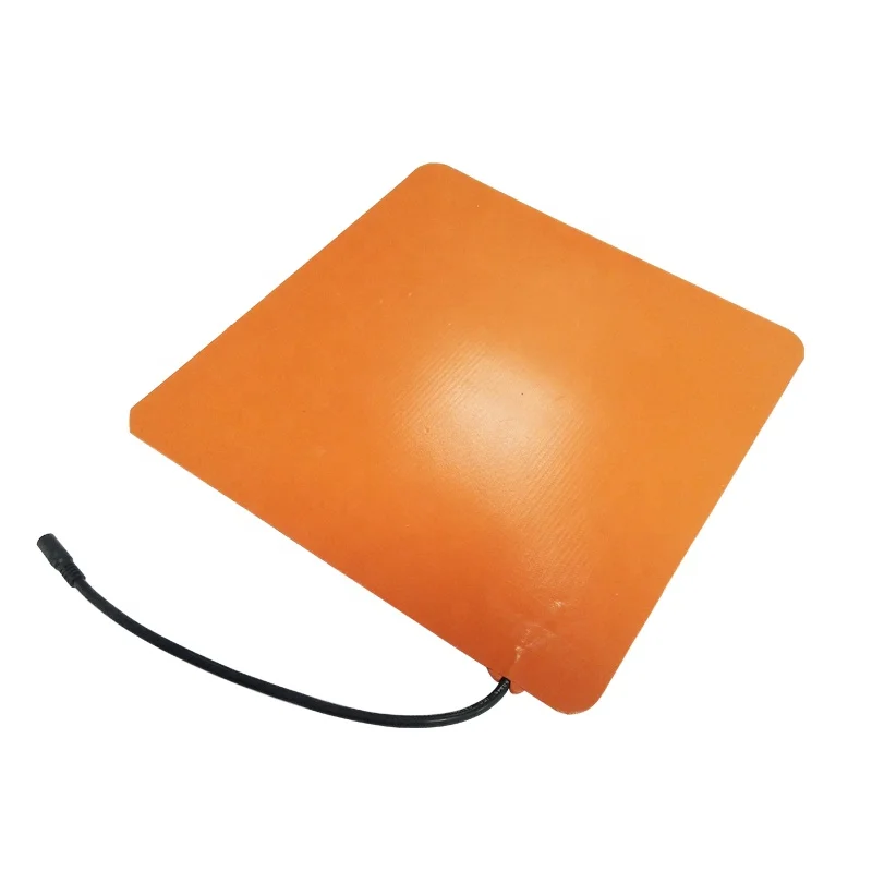12V and 220V combined 350x350mm Silicone Hot Bed Heating Element for Pizza