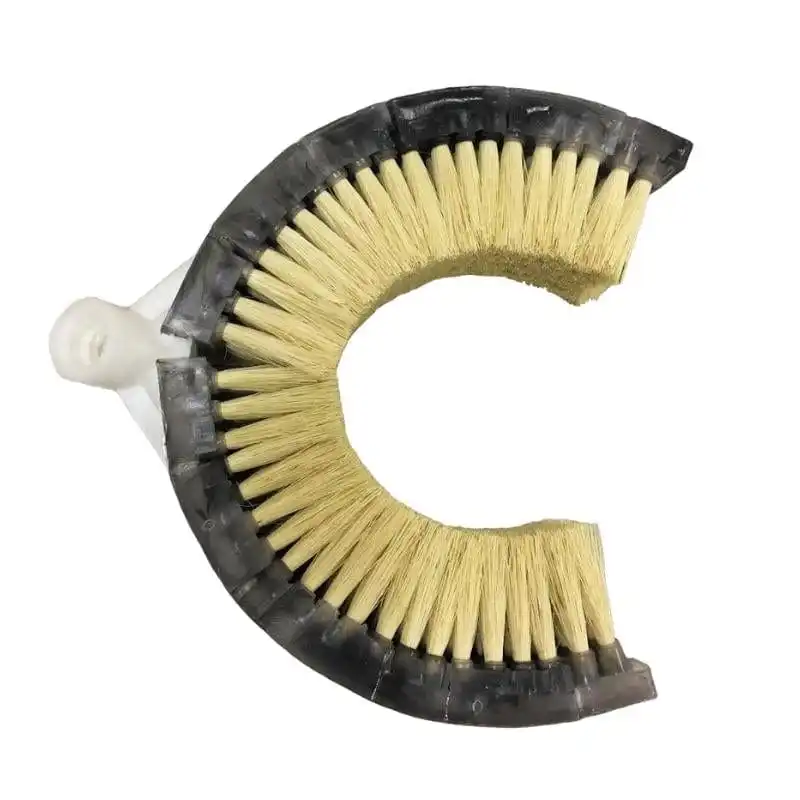 Telescopic Truck Exhaust Stack Brush with Medium Stiff Natural Tampico Fibers