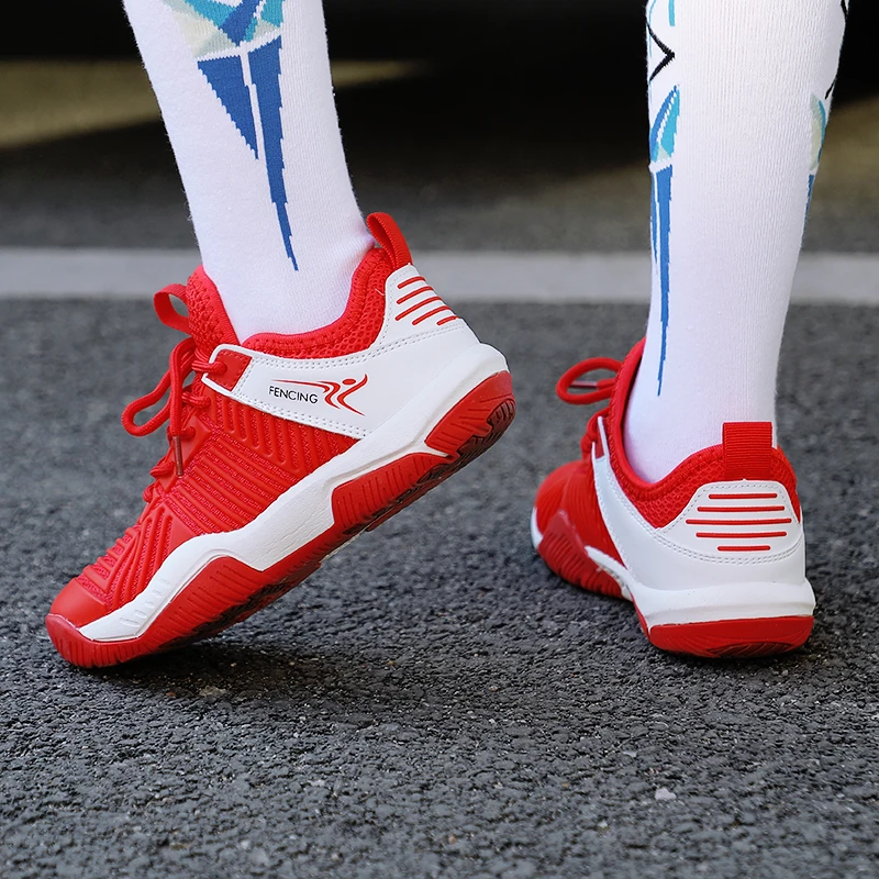 Fencing shoes Professional children adult training shoes men and women general anti-slip wear resistant athletic shoes