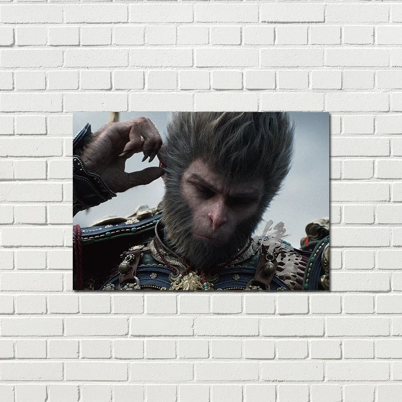 42*28 см новый оптовый аниме плакат черный миф Wukong настенный арт игровой бумажный