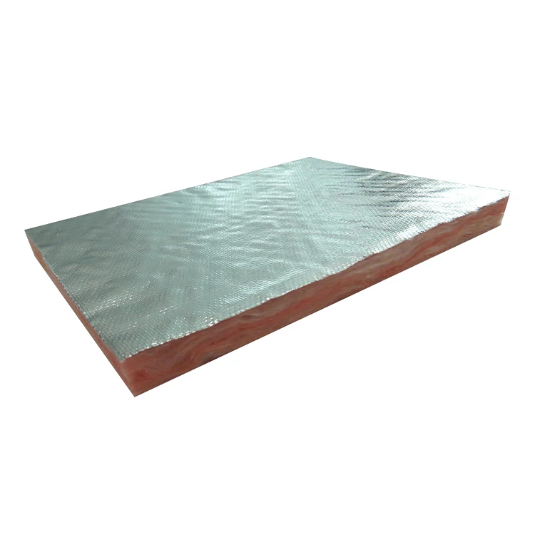 Manufacturers supply sound-absorbing and noise-reducing fireproof aluminum foil veneer glass wool board
