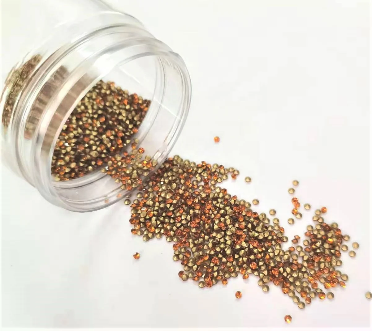 Wholesale SS10 Best quality gold foiled point back MC crystal chaton rhinestones