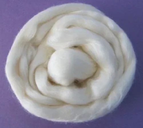 Flame Retardant High quality bleached Raw soybean fiber for textile