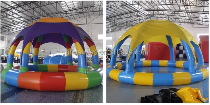 inflatable swim pool adult kids indoor outdoor water play commercial grade inflatable swimming pool with roof