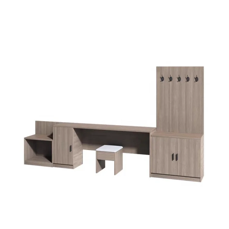 Wooden Furniture Luggage Rack Bedroom Guest Room Hotel Table Living Cabinet Wardrobe Shelf