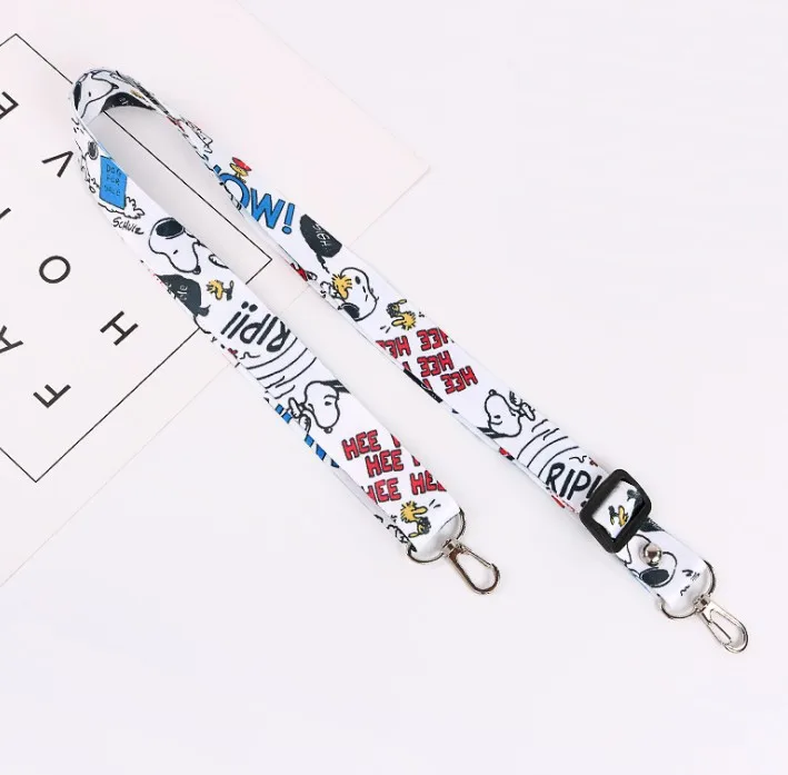 Custom Logo Digital 6 Color Printing Polyester Airbus Neck Lanyards For Mobile Phone