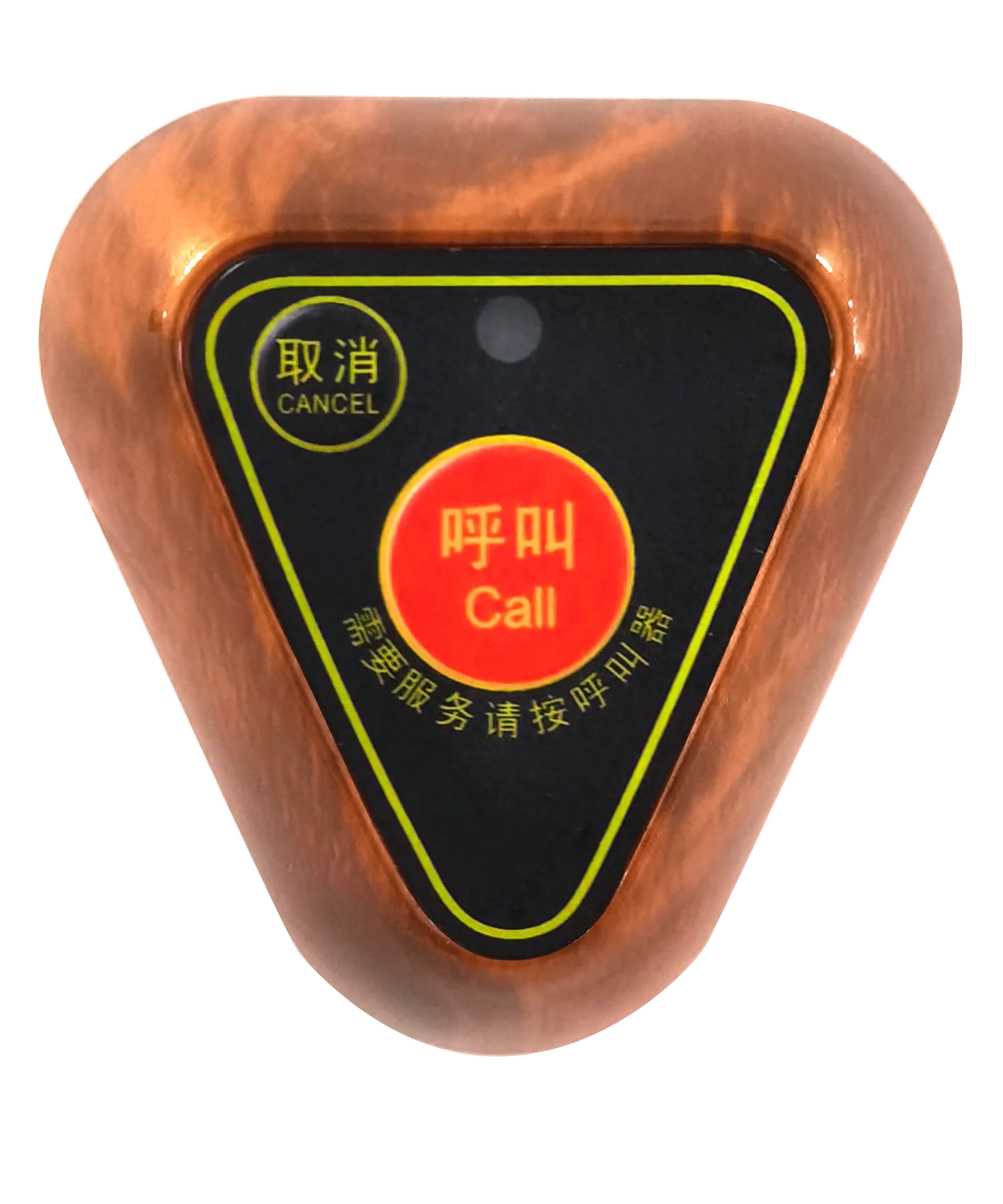 Jiantao 2 Buttons Triangle Mini Waterproof Wireless Waiter Calling System Service Call Button For Restaurant Hookah Waiting