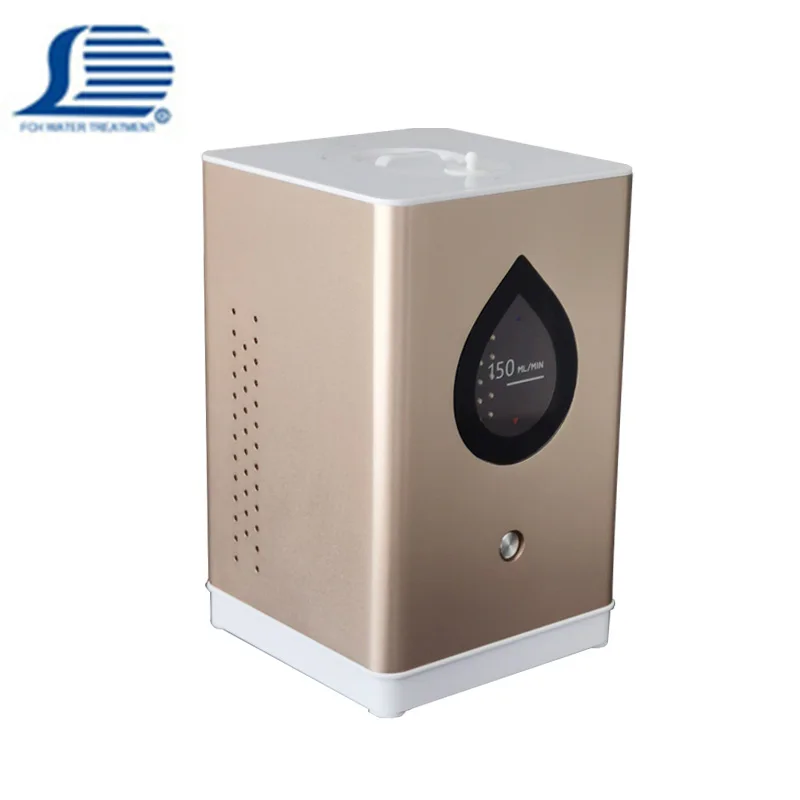 Square shape Household 99.9% breathing hydrogen inhalation machine 150ml 300ml 600ml