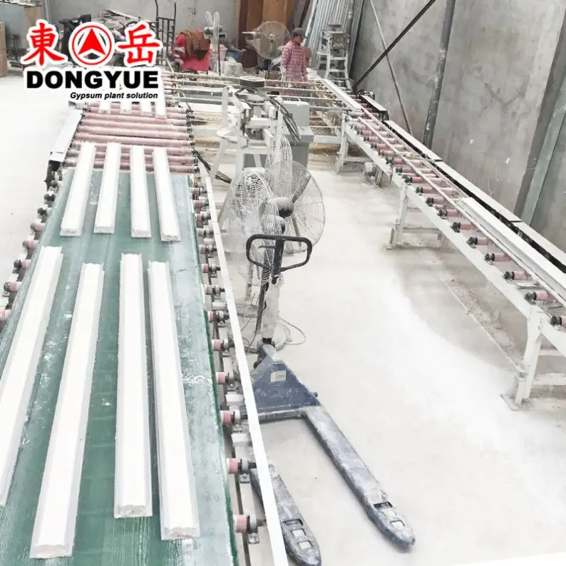 Fully automatic gypsum cornice/line making machine/production line with viarious shape